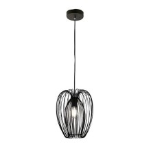 Fabas Luce 3677-45-101 - Chandelier on a string CAMP 1xE27/40W/230V black