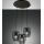 Fabas Luce 3677-47-101 - Chandelier on a string CAMP 3xE27/40W/230V black