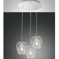 Fabas Luce 3677-47-102 - Chandelier on a string CAMP 3xE27/40W/230V white