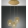 Fabas Luce 3677-47-225 - Chandelier on a string CAMP 3xE27/40W/230V golden