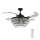 FANAWAY 212922 - LED Ceiling fan VEIL 6xE14/4,5W/230V black + remote control