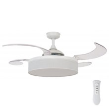 FANAWAY 511030 - LED Ceiling fan FRASER 3xE27/20W/230V white + remote control
