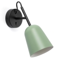 FARO 28259 - Wall lamp STUDIO 1xE14/8W/230V green/black