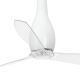 FARO 32001 - Ceiling fan ETERFAN white/clear d. 128 cm + remote control