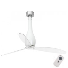 FARO 32001 - Ceiling fan ETERFAN white/clear