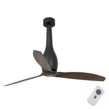 FARO 32004 - Ceiling fan ETERFAN black/brown + remote control