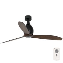 FARO 32028 - Ceiling fan MINI ETERFAN black d. 128 cm + remote control
