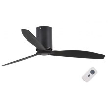 FARO 32043 - Ceiling fan MINI TUBE d. 128 cm black + remote control