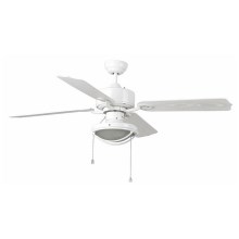 FARO 33357 - Ceiling fan HIERRO 2xE27/60W/230V IP44 white