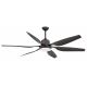 FARO 33466A - Ceiling fan TILOS 2xE27/15W/230V wenge + remote control