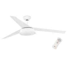FARO 33549 - LED Dimmable ceiling fan VULCANO LED/25W/230V white + remote control