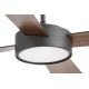 FARO 33725 - LED Ceiling fan HYDRA LED/20W/230V d. 132 cm + remote control