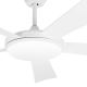 FARO 33803 - LED Ceiling fan SAONA LED/24W/230V white