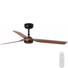 FARO 33817 - Ceiling fan PUNT brown/black + remote control
