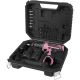 Fieldmann - Cordless drill with accessories 12V 1300 mAh pink/black