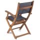 Fieldmann - Folding garden chair acacia