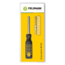 Fieldmann - Screwdriver + bits 11 pcs