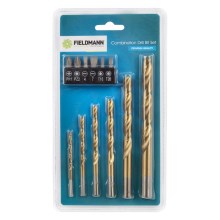 Fieldmann - Set of drill bits for iron + bits 12 pcs