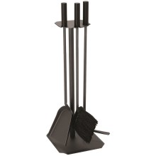 Fireplace tools 4 pcs anthracite/spruce