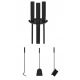 Fireplace tools stainless steel 4 pcs
