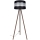 Floor lamp CORAL 1xE27/60W/230V brown/black/chrome