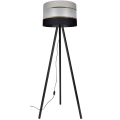 Floor lamp CORAL 1xE27/60W/230V wenge/black/grey/gold