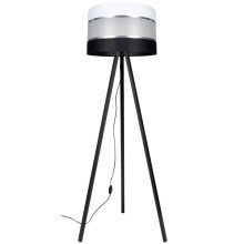 Floor lamp CORAL 1xE27/60W/230V wenge/black/white/chrome
