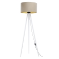Floor lamp STANDART 1xE27/60W/230V beige/white