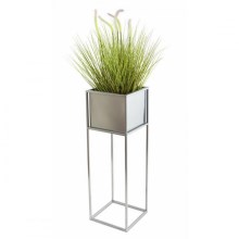 Flower stand 70x24 cm silver