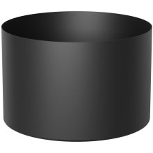 Flowerpot 11x17 cm black