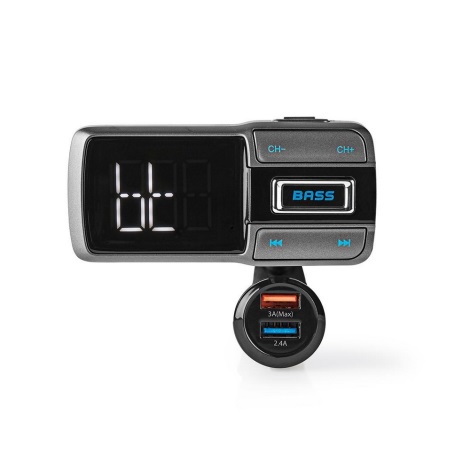 FM Car transmitter Bluetooth/3A/2,4A voice control