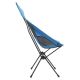 Foldable camping chair blue 105 cm