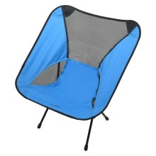 Foldable camping chair blue 63 cm