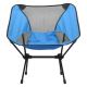 Foldable camping chair blue 63 cm