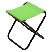 Foldable camping chair green/black