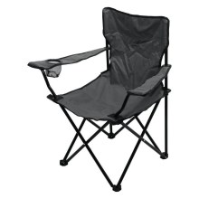 Foldable camping chair grey