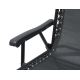 Foldable garden chair black