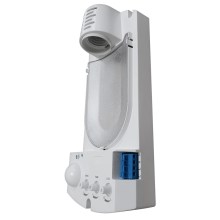 Fulgur 21984 - Microwave motion sensor KOMPAKT E27/60W/230V IP44 white