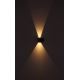 Globo - LED Outdoor wall light 2xLED/3W/230V IP44 brown