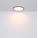 Globo - LED Dimmable bathroom ceiling light LED/18W/230V d. 29,4 cm IP44 black