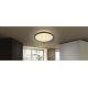 Globo - LED Dimmable bathroom ceiling light LED/24W/230V d. 42 cm IP44 black