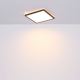 Globo - LED Dimmable bathroom ceiling light LED/24W/230V 42x42 cm IP44 black
