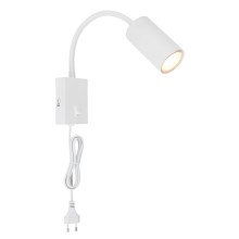 Globo - Flexible wall lamp 1xGU10/25W/230V white