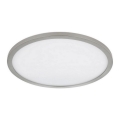 Globo - LED Dimmable bathroom ceiling light LED/18W/230V d. 29,4 cm IP44 chrome