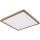 Globo - LED Dimmable bathroom ceiling light LED/24W/230V 42x42 cm IP44 brown