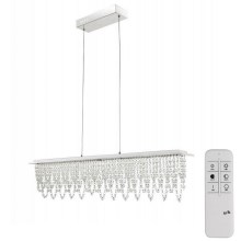 Globo - LED Dimmable crystal chandelier on a string LED/24W/230V 3000-6000K + remote control