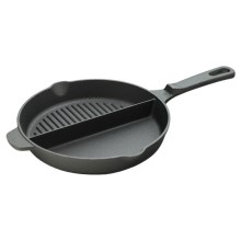 Grill pan with two compartments 25 cm