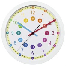 Hama - Children's wall clock 1xAA colorful