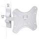 Hama - Wall holder for TV with a joint 19-48" white