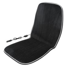 Heated seat cover with a thermostat 12V black